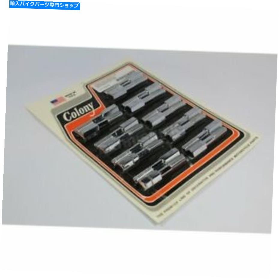 クロームパーツ コロニークロームヘッドボルトキット - 8216-18 Colony Chrome Head Bolt Kit - 8216-18【並行輸入品】|Us Custom Parts Shop USDM