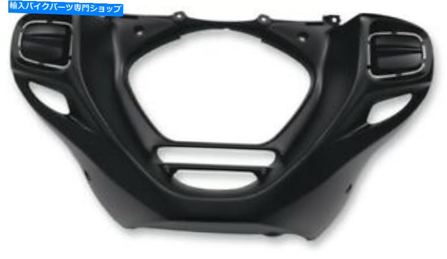 クロームパーツ 長方形のフォグランプのためのクロムフロントカウルを表示するブラックホンダゴールドウィング Show Chrome Front Lower Cowl for Rectangular Fog Lights Black Honda Goldwing【並行輸入品】