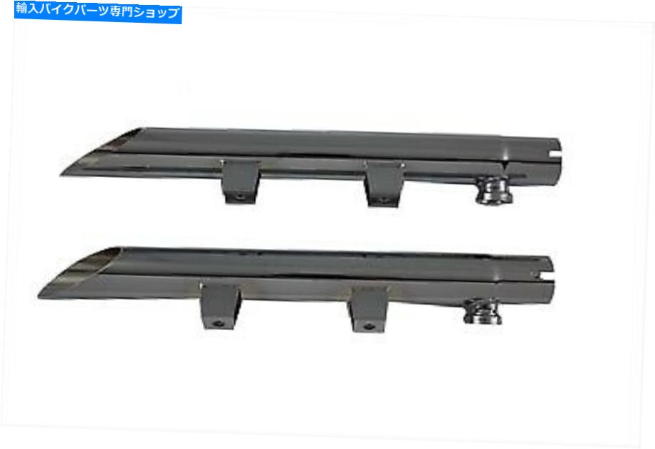 クロームパーツ 2 "スリップオンパイプエクステンションがハーレー - ダビッドソンにフィット 2" Slip-On Pipe Extensions fits Harley-Davidson【並行輸入品】|Us Custom Parts Shop USDM