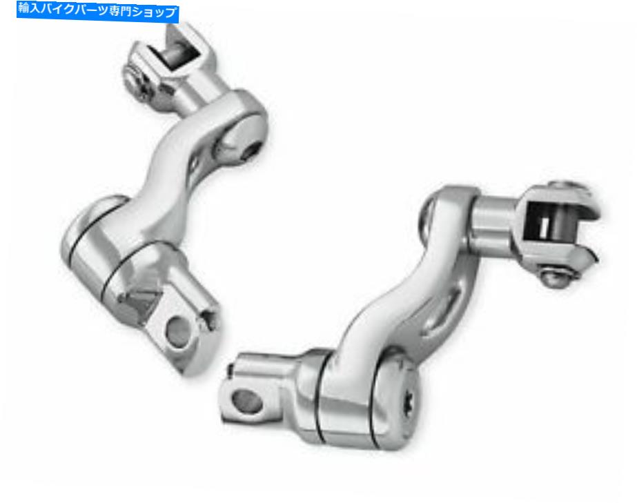 クロームパーツ Harley-Davidsonのためのクロム調節可能な旅客フットペッグマウントキット Chrome Adjustable Passenger Footpeg Mount Kit For Harley-Davidson【並行輸入品】|Us Custom Parts Shop USDM