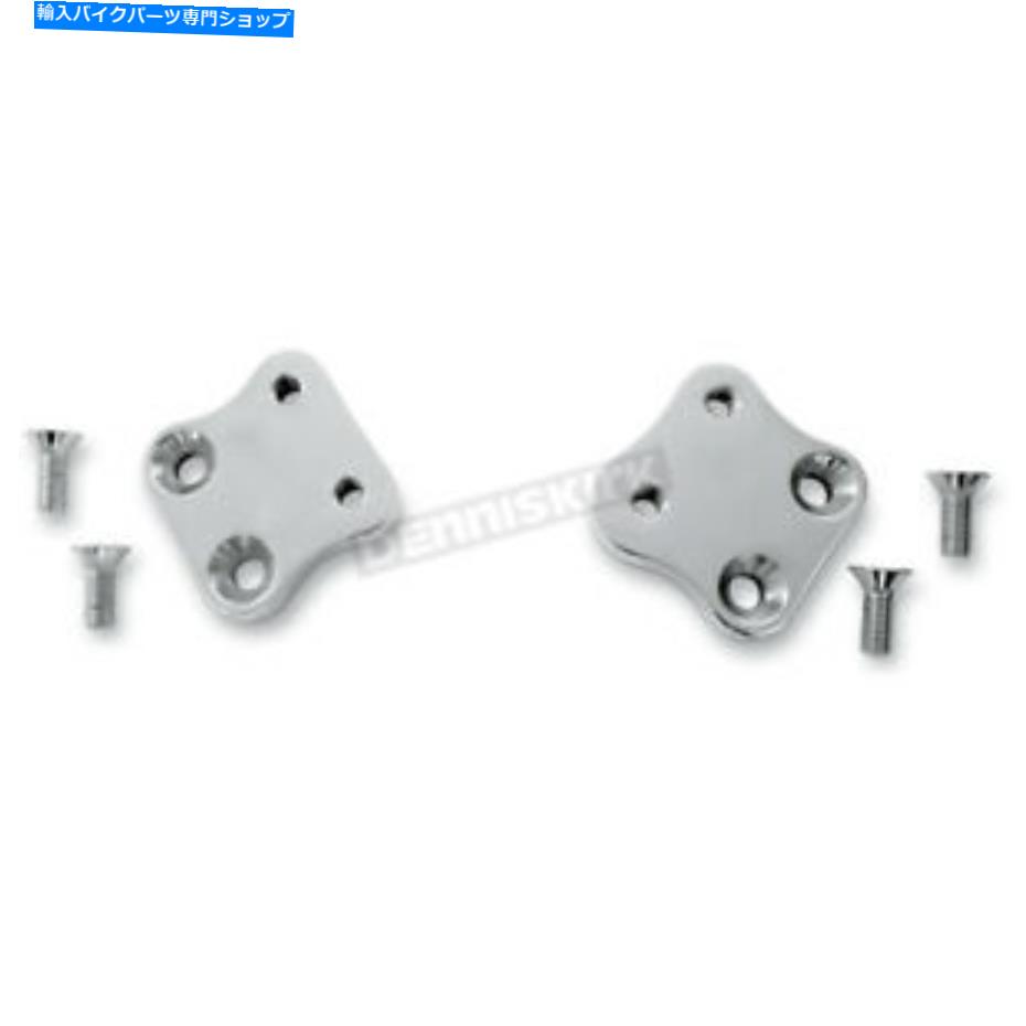 クロームパーツ Accutronix Chromeキックバックアダプタプレート - 1 1/8 "Back&1" UP - FCKB102-C Accutronix Chrome Kick-Back Adapter Plates - 1 1/8" Back & 1" Up - FCKB102-C【並行輸入品】|Us Custom Parts Shop USDM