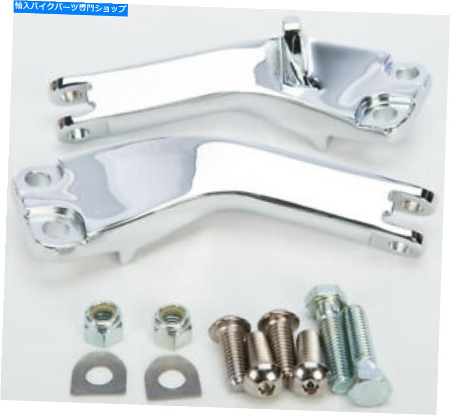 クロームパーツ ハードドライブ旅客ペグはクロムP17-0631Cをマウントします HARDDRIVE Passenger Peg Mounts Chrome P17-0631C【並行輸入品】