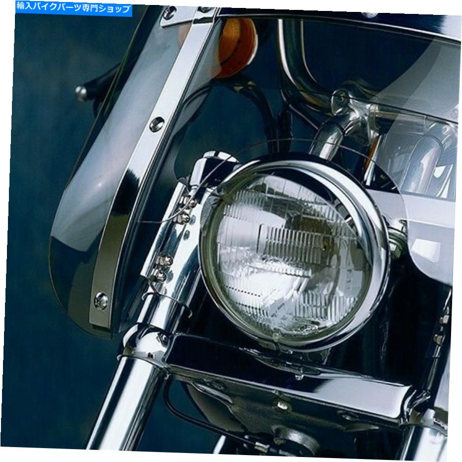 クロームパーツ ナショナルサイクルヘビーデューティウィンドシールドマウントキット - 狭いストレートフォーク - キットチャット National Cycle Heavy Duty Windshield Mount Kit - Narrow Straight Fork - Kit-CHM【並行輸入品】