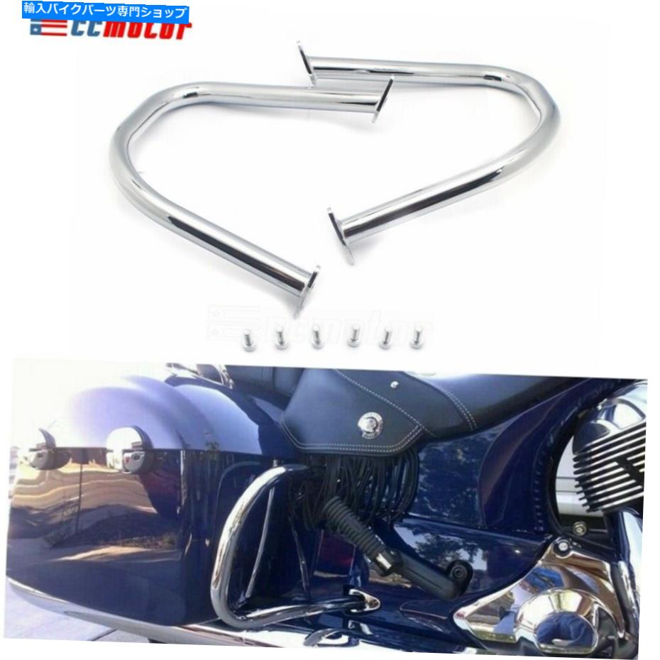 クロームパーツ インドチーフチーフタインロードマスタースプリングフィールド2014-21のためのリアハイウェイクラッシュバー Rear Highway Crash Bar For Indian Chief Chieftain Roadmaster Springfield 2014-21【並行輸入品】|Us Custom Parts Shop USDM