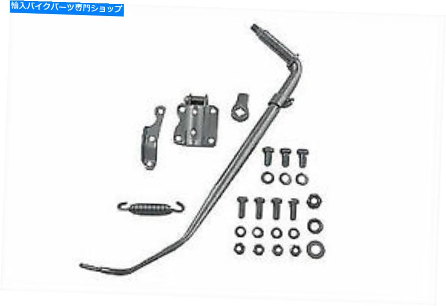 クロームパーツ V-TwinによるハーレーダビッドソンのためのJiffy Kickstandアセンブリクロム Jiffy Kickstand Assembly Chrome for Harley Davidson by V-Twin【並行輸入品】