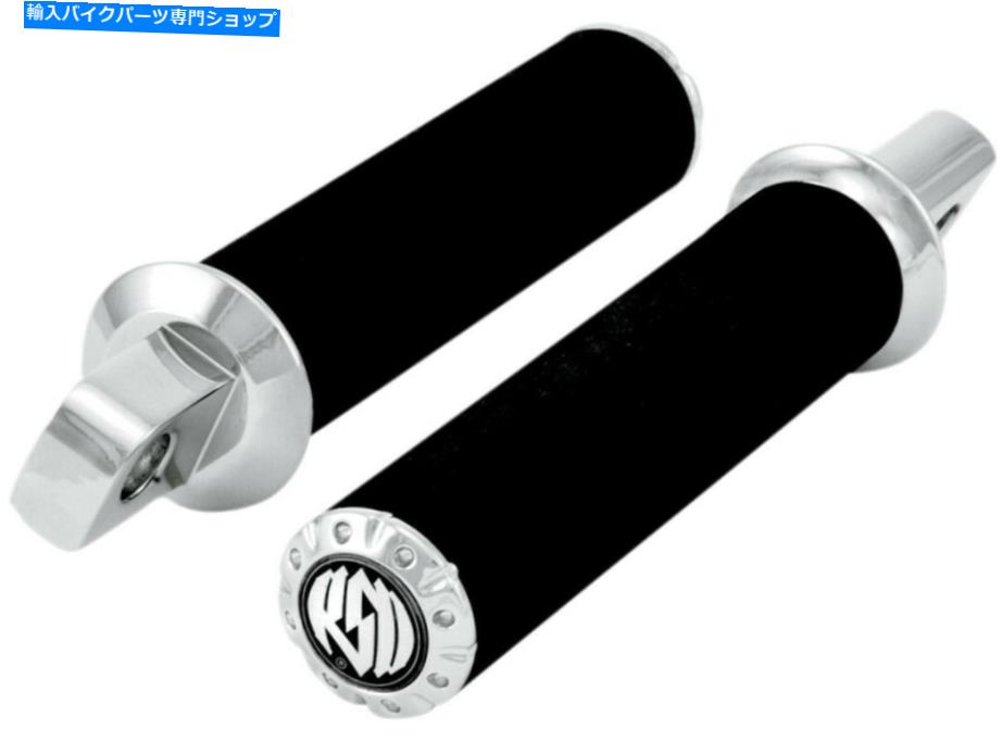 クロームパーツ RSDクロノフットペッグクロームW /ストレートマウント0035-1093-CH RSD Chrono Footpegs Chrome w/ Straight Mounts 0035-1093-CH【並行輸入品】
