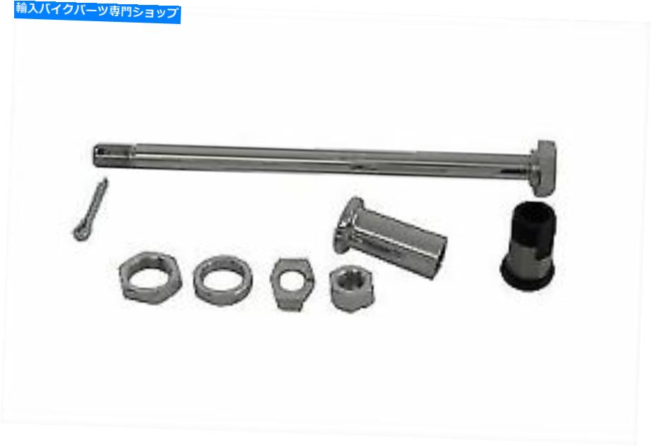 クロームパーツ Harley Davidsonによるクローム後部車軸キットV-Twin Chrome Rear Axle Kit for Harley Davidson by V-Twin【並行輸入品】