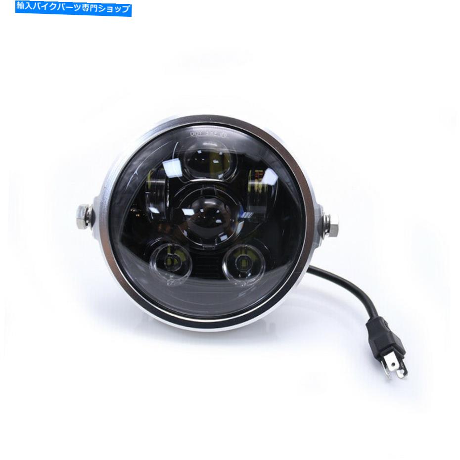クロームパーツ カスタムオートバイクローム5.75 "ハーレーロードグライドフローのためのLEDプロジェクターヘッドライト Custom Motorcycle Chrome 5.75"LED Projector Headlight For Harley Road Glide FLTR【並行輸入品】|Us Custom Parts Shop USDM