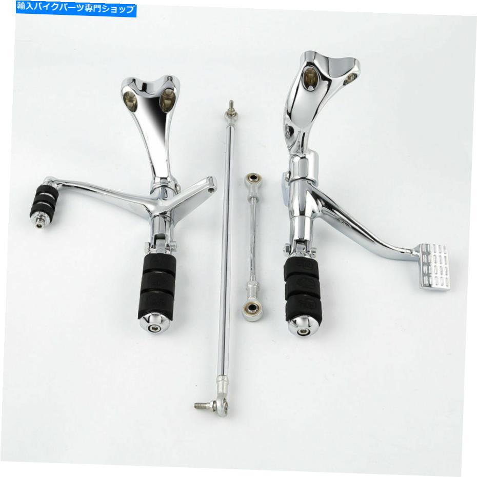 クロームパーツ Chrome Forward Control Foot Pegs LeversリンケージHarley Sportster 04-13 Chrome Forward Control Foot Pegs Levers Linkages Fit For Harley Sportster 04-13【並行輸入品】