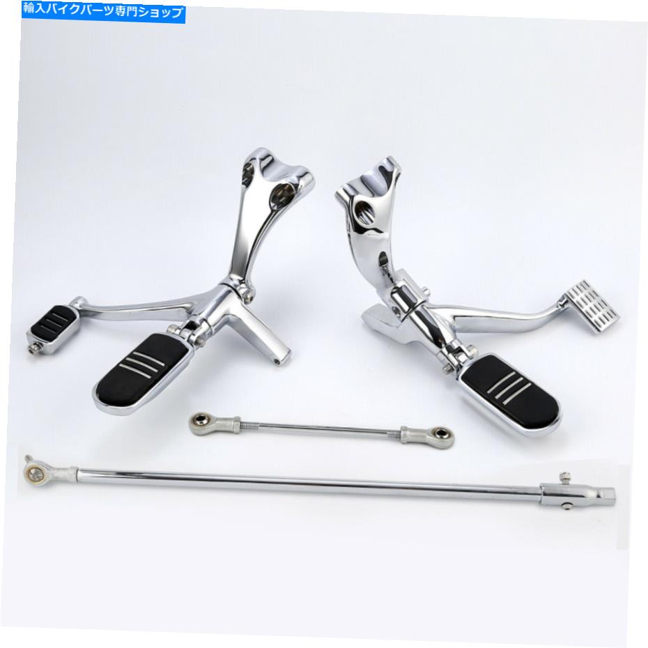 クロームパーツ Harley Sportster 14-21のためのフットペグサポートブラケットフィット Forward Control Kit w/ Footpeg Support Bracket Fit For Harley Sportster 14-21【並行輸入品】