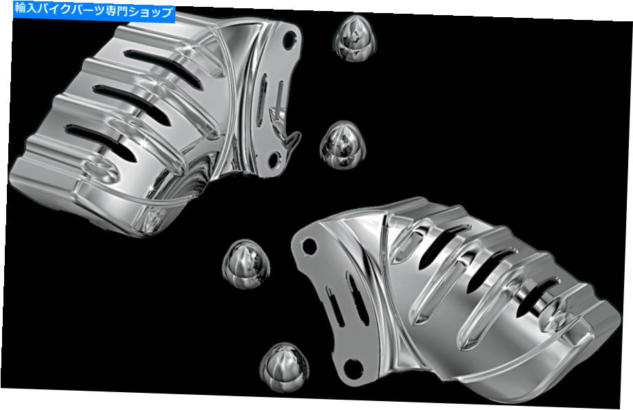 クロームパーツ クライャドン7789ペアクロームフロントキャリパーカバー06-19ハーレーダビッドソンツーリング Kuryakyn 7789 Pair Chrome Front Caliper Covers 06-19 Harley Davidson Touring【並行輸入品】｜Us Custom Parts Shop USDM