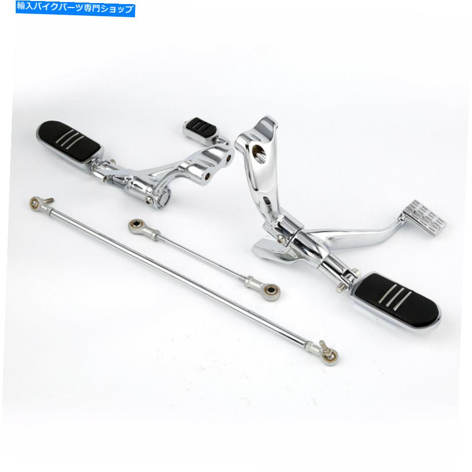 クロームパーツ Forward Controls Pegs LeversリンケージはハーリースポーツスターXL1200C 04-13のためのフィット Forward Controls Pegs Levers Linkages Fits For Harley Sportster XL1200C 04-13【並行輸入品】