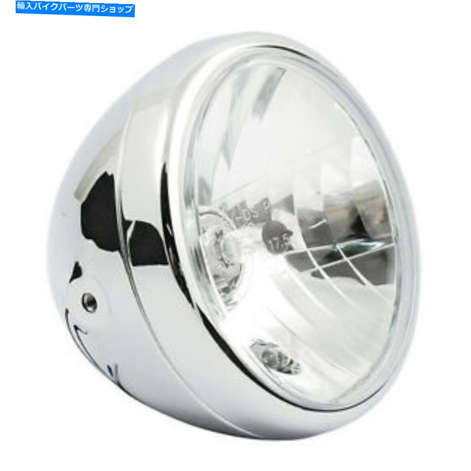 クロームパーツ Headlight Reno 7 "、Chrome、Harley - E-Certification Markを持つDavidson Headlight Reno 7 ", Chrome, for Harley - Davidson with E - Certification Mark【並行輸入品】|Us Custom Parts Shop USDM