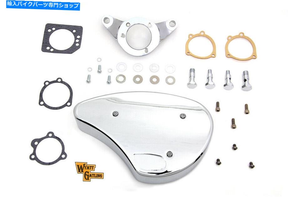 クロームパーツ Chrome Wyatt Gatlingエアクリーナアセンブリ Chrome Wyatt Gatling Air Cleaner Assembly【並行輸入品】｜Us Custom Parts Shop USDM