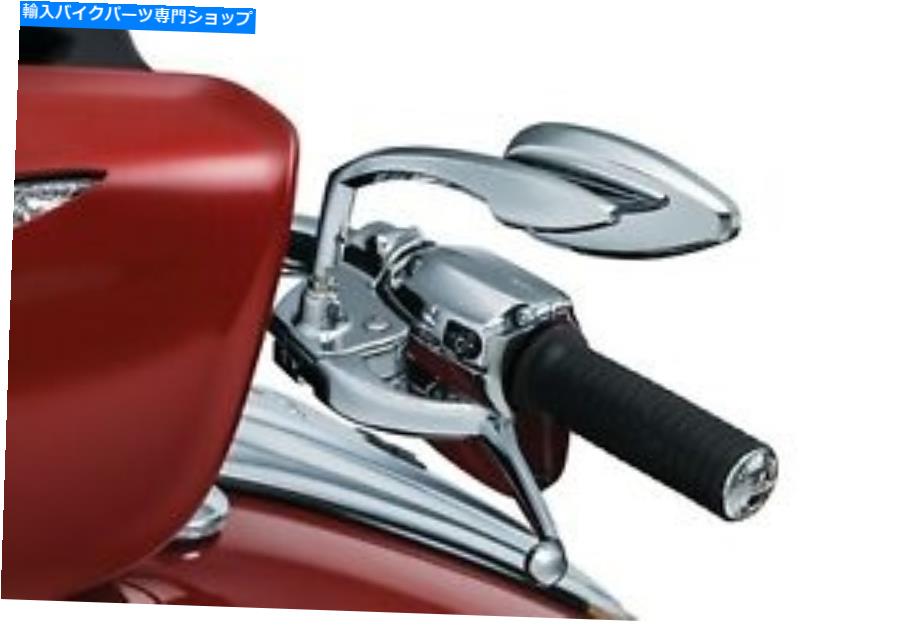 クロームパーツ Kuryakyn直接交換用クロームティアドロップミラーハーレーダビッドソンHD 1707 KURYAKYN DIRECT REPLACEMENT CHROME TEARDROP MIRRORS FOR HARLEY DAVIDSON HD 1707【並行輸入品】