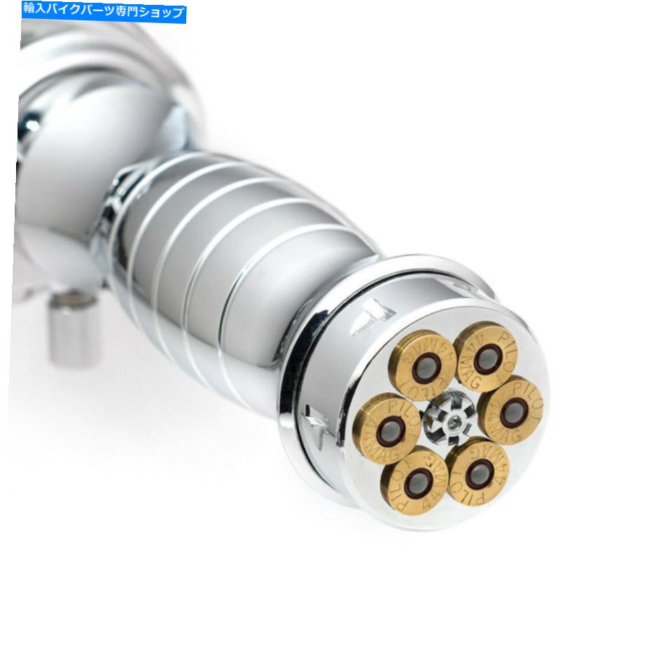 クロームパーツ 1 "クロムグリップ（2ピース）MAG44シリンダーエンドキャップはカスタムスクーターモープツーリングフィット 1" chrome grips (2pcs) MAG44 cylinder end cap fits custom scooter moped touring【並行輸入品】｜Us Custom Parts Shop USDM