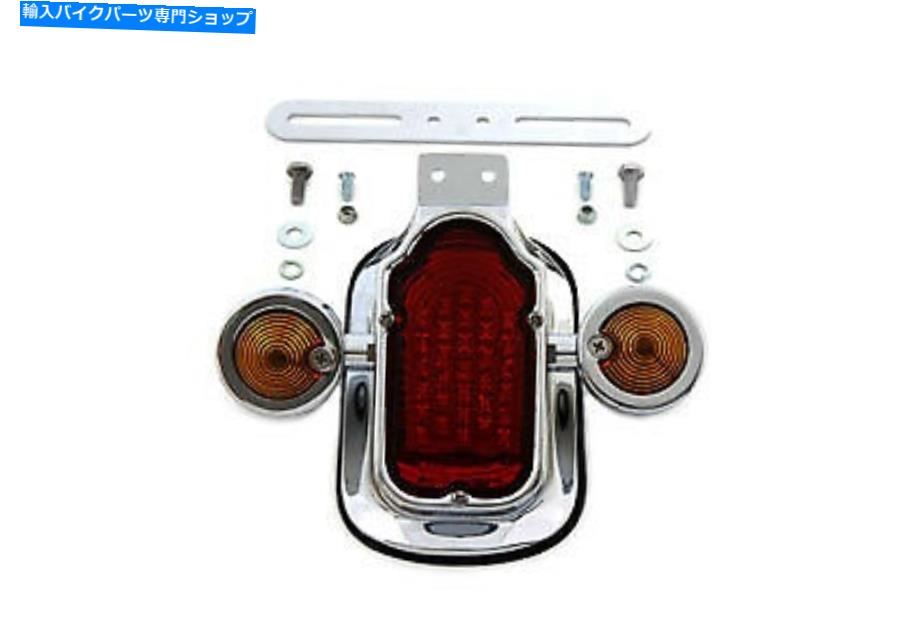 クロームパーツ 弾丸ランプ付きテールランプアセンブリムラ丸太ランプ、v -... Tail Lamp Assembly Tombstone Style with Bullet Lamp,for Harley Davidson,by V-...【並行輸入品】|Us Custom Parts Shop USDM