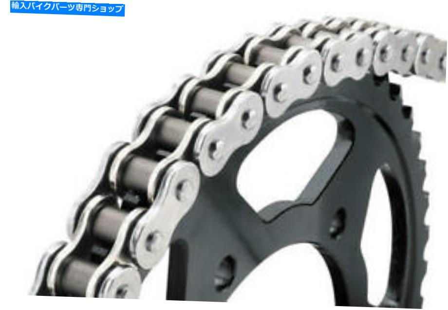クロームパーツ Bikemaster 530 BMXR Xリングチェーン120リンククロム BikeMaster 530 BMXR X-Ring Chain 120 Links Chrome【並行輸入品】