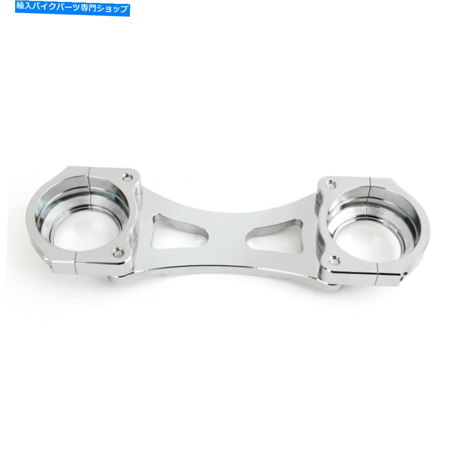 クロームパーツ Harley Dyna Street BobスーパーグライドカスタムFXDC 06-17のための49mmクロームフォークブレース 49mm Chrome Fork Brace for Harley Dyna Street Bob Super Glide Custom FXDC 06-17【並行輸入品】｜Us Custom Parts Shop USDM