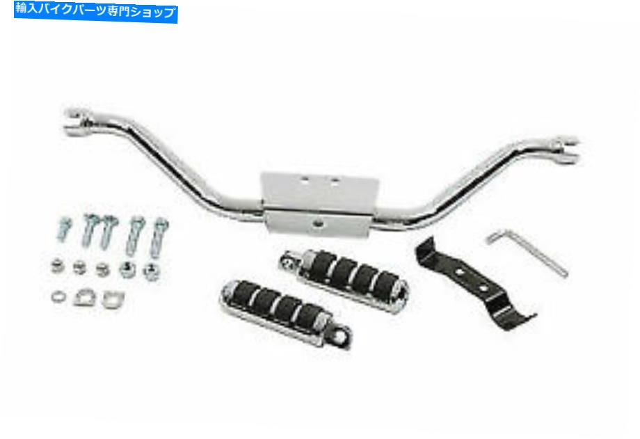 クロームパーツ 猫と猫の足の足が付いている猫の足の足の足元のためのFootpeg Mustache Highway Bar Kit with Cats Paw Footpeg for Harley Davidson by V-Twin【並行輸入品】|Us Custom Parts Shop USDM