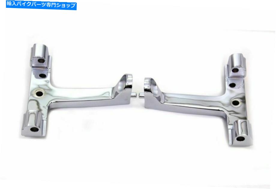 クロームパーツ クロームリアの乗客フットボードの床板マウントキットセットハーレーツーリングドレッサー Chrome Rear Passenger Footboard Floorboard Mounts Kit Set Harley Touring Dresser【並行輸入品】｜Us Custom Parts Shop USDM