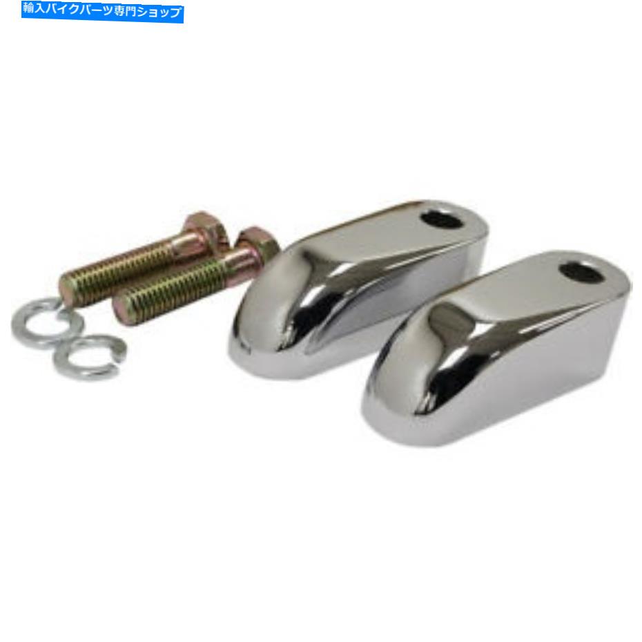 クロームパーツ La Choppers Chrome 2 "ハンドルバーライザープルバックExt。ほとんどのハーレーモデル LA Choppers Chrome 2" Handlebar Riser Pullback Ext. for Most Harley Models【並行輸入品】|Us Custom Parts Shop USDM