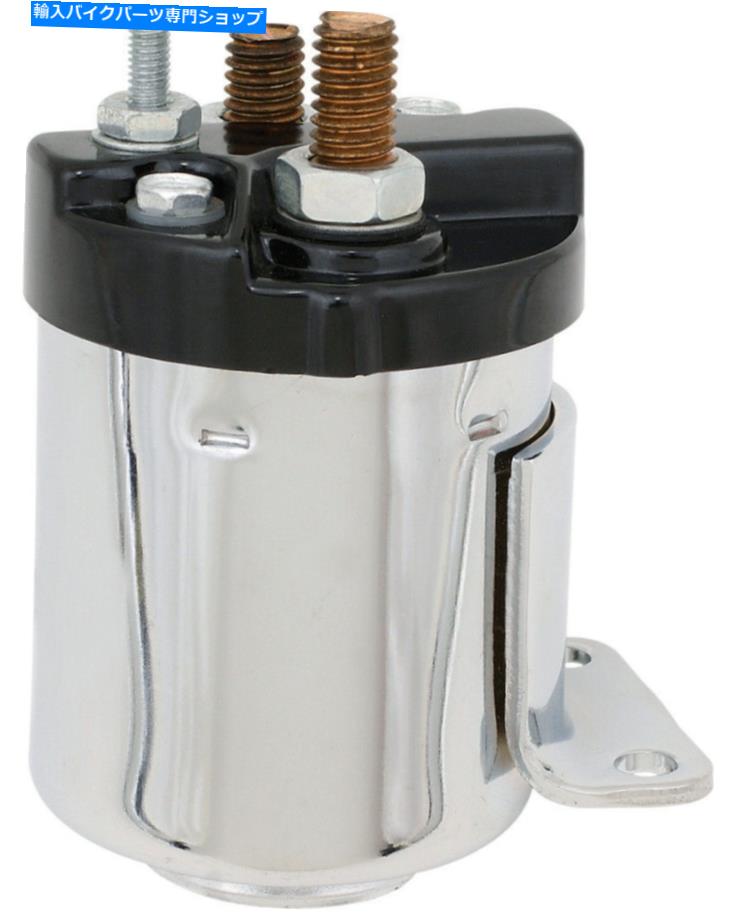 クロームパーツ アクセルスターターソレノイド - シングルブラケット(Chrome)40111C MCハーレー - Davidson ACCEL STARTER SOLENOID - SINGLE BRACKET (CHROME) 40111C MC Harley-Davidson【並行輸入品】|Us Custom Parts Shop USDM
