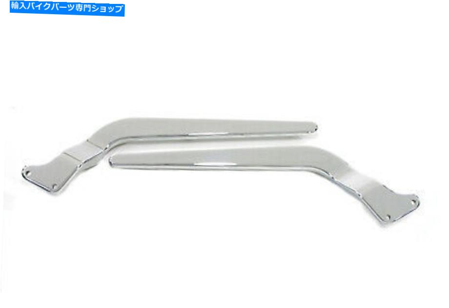 クロームパーツ リアーメントスストラットセットスポイトクロードスイドジェンジョン撮影 - オリジナルのタイトルを表示する リアフェンダー ストラットセット スムーズクローム ハーレーダビッドソン適合- show original title【並行輸入品】
