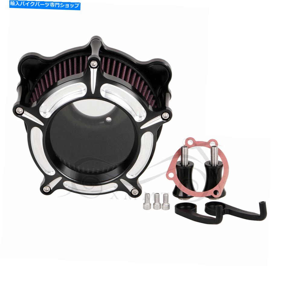クロームパーツ ハーレーソフトトゥーリングロードキングフルホート/ x用クリアクロームエアクリーナリーレッドフィルター Clear Chrome Air Cleaner Red Filter For Harley Softail Touring Road King FLHT/X【並行輸入品】