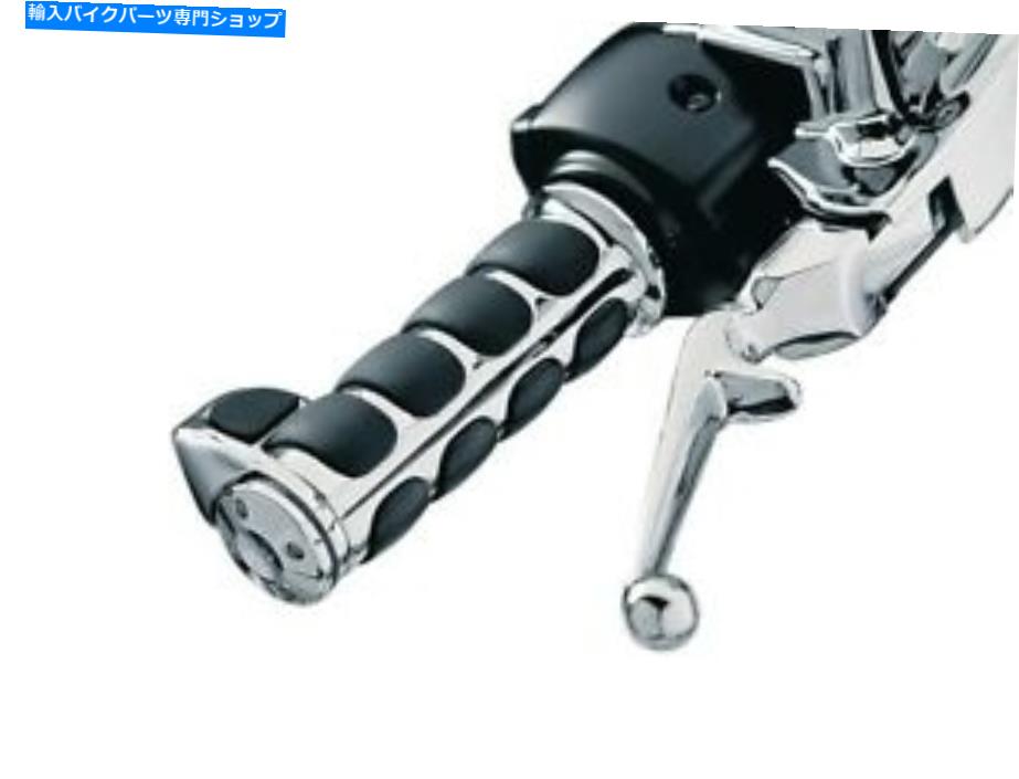 クロームパーツ クライアキン6228 - ISO GRIPS W /スロットルボス - 08-18ハーレーW / E.スロットル - クロム Kuryakyn 6228 - ISO-Grips w/ Throttle Boss - 08-18 Harley w/ E. Throttle- Chrome【並行輸入品】｜Us Custom Parts Shop USDM