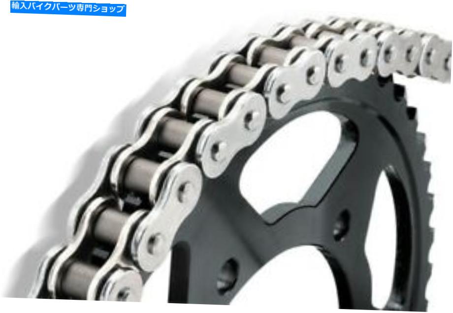 クロームパーツ Bikemaster 520BMZR-120 / CC 520 BMZRシリーズZリングチェーン120リンククロム/クロム BikeMaster 520BMZR-120/CC 520 BMZR Series Z-Ring Chain 120 Links Chrome/Chrome【並行輸入品】