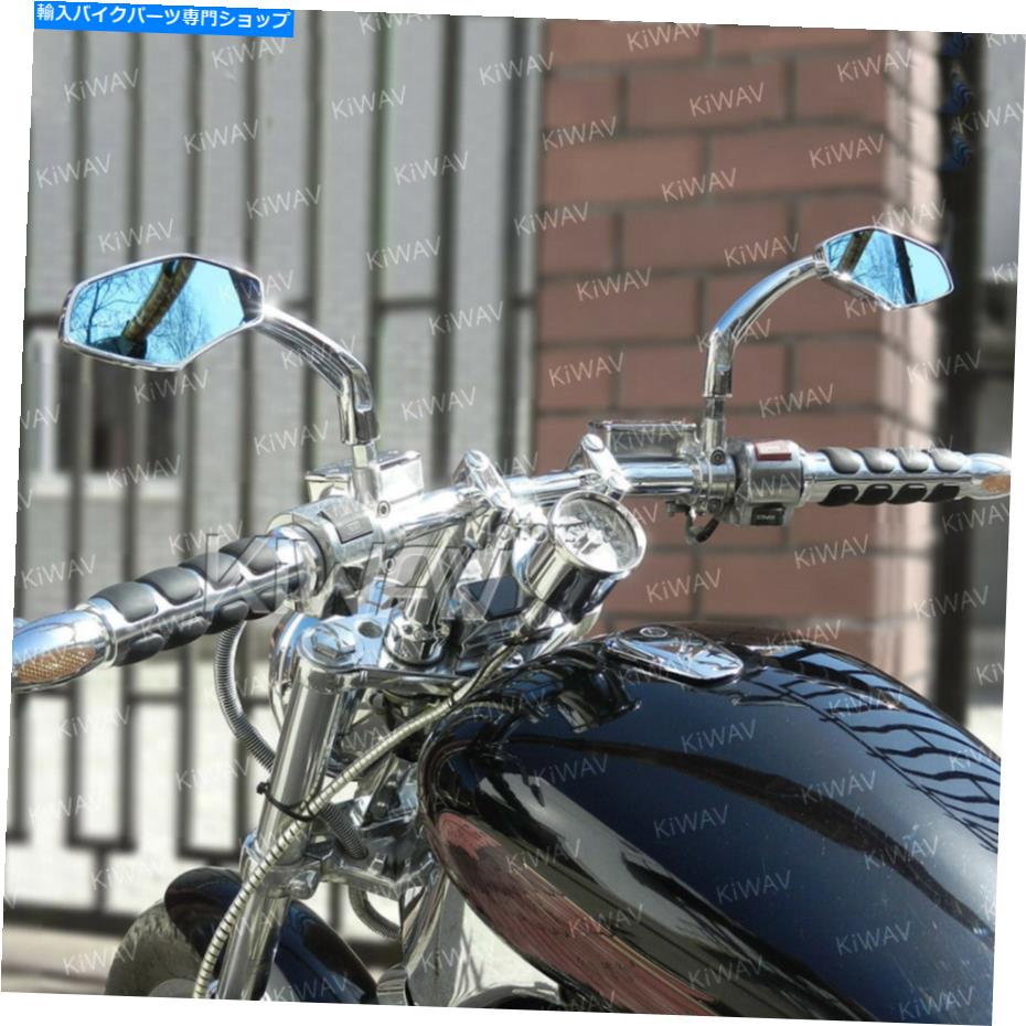 クロームパーツ MAGAZI CNCアルミニウム凸ミラーメデューサクローム10mm&5/16 "カスタムバイクフィット Magazi CNC aluminum convex mirrors Medusa chrome 10mm & 5/16" fits custom bike【並行輸入品】|Us Custom Parts Shop USDM