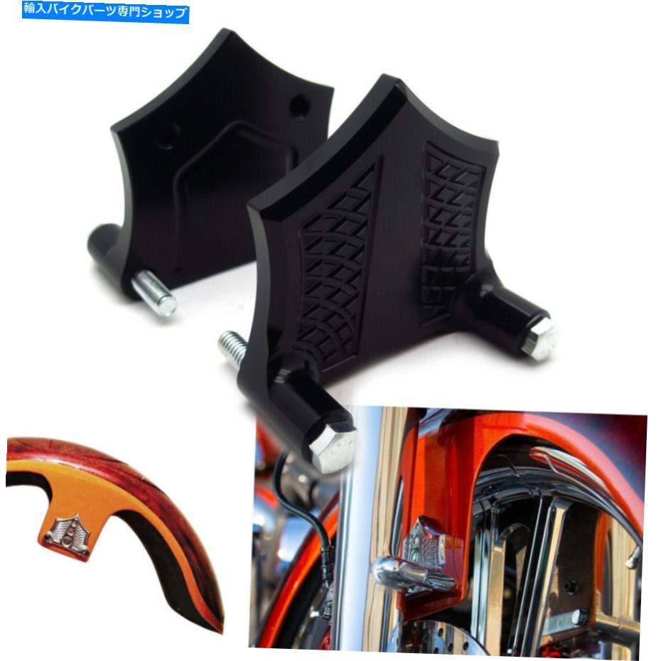 クロームパーツ Harley Baggers 26 30(1-1 / 4 "41mmのためのChrome-E-O黒のコントラストのフェンダースペーサー CHROME-E-O Black Contrast Fender Spacer For HARLEY Baggers 23 26 30 (1-1/4" 41mm【並行輸入品】|Us Custom Parts Shop USDM
