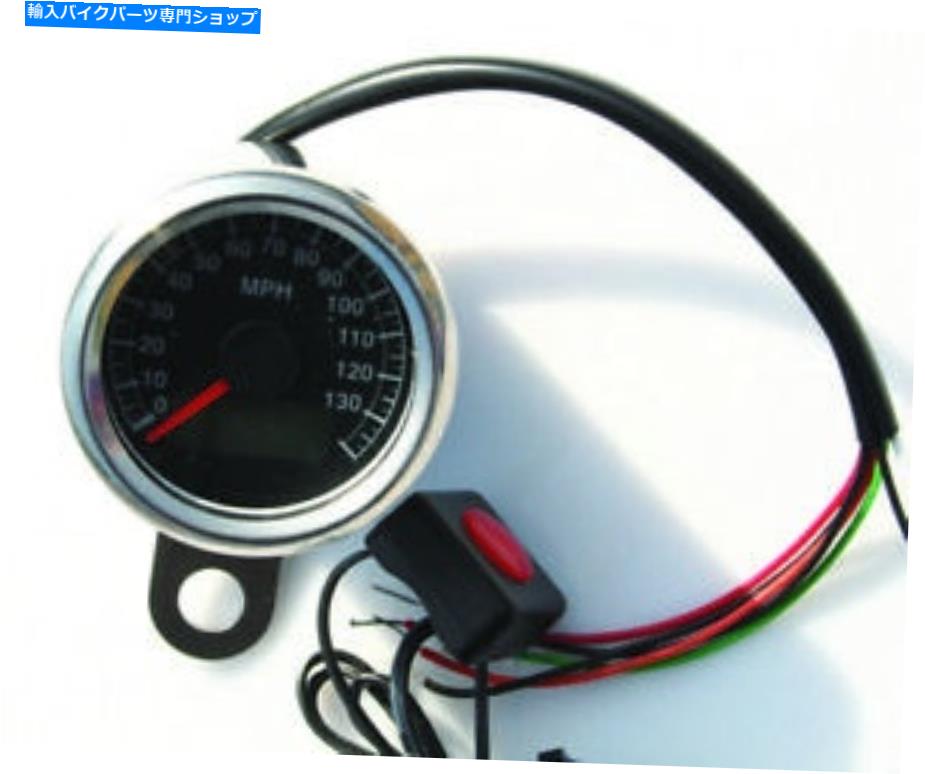 クロームパーツ HD 1995-2006のためのUltima 48mmブラックフェイス電子スピードメーター Ultima 48mm Black Face Electronic Speedometer for HD 1995-2006【並行輸入品】