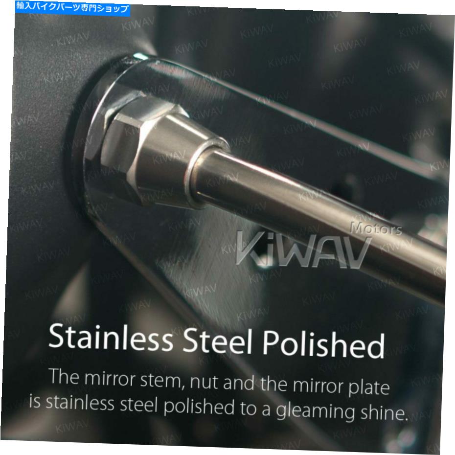 クロームパーツ Kiwavミラースタンスクエアクロムヘッドライトマウントレトロなスタイルの初期のオートバイ KiWAV mirror Stan square chrome headlight mount retro style for early motorcycle【並行輸入品】|Us Custom Parts Shop USDM