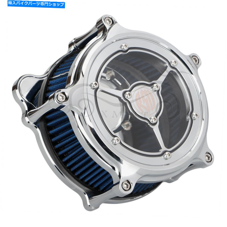 クロームパーツ ハーレーソフトスプリング街滑り溝のためのクロムRSDエアクリーナフィルターシステム Chrome RSD Air Cleaner Filter System For Harley Softail Springer Street Glide US【並行輸入品】|Us Custom Parts Shop USDM