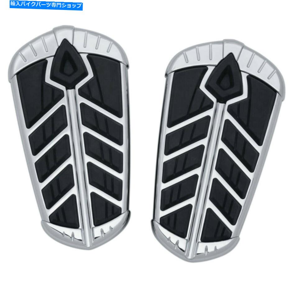 クロームパーツ クライャキン旅客槍の床板の挿入 - クローム| 5656. Kuryakyn Passenger Spear Floorboard Insert - Chrome | 5656【並行輸入品】 35,987円