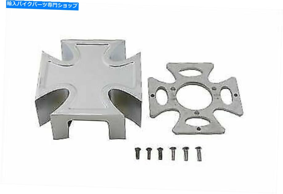 クロームパーツ Harley DavidsonによるクロムマルタエアクリーナカバーV-Twin Chrome Maltese Air Cleaner Cover for Harley Davidson by V-Twin【並行輸入品】