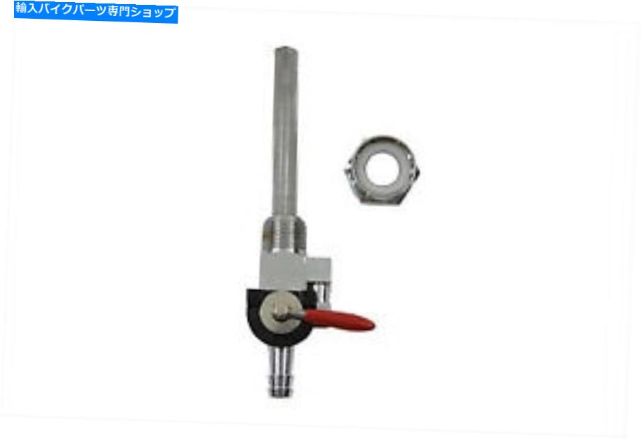 クロームパーツ アクセルハイフロークロムペットコックストレートナットビッグツイン75-94 XL 75-95 Accel Hi-Flow Chrome Petcock Straight with Nut Big Twin 75-94 Xl 75-95【並行輸入品】|Us Custom Parts Shop USDM