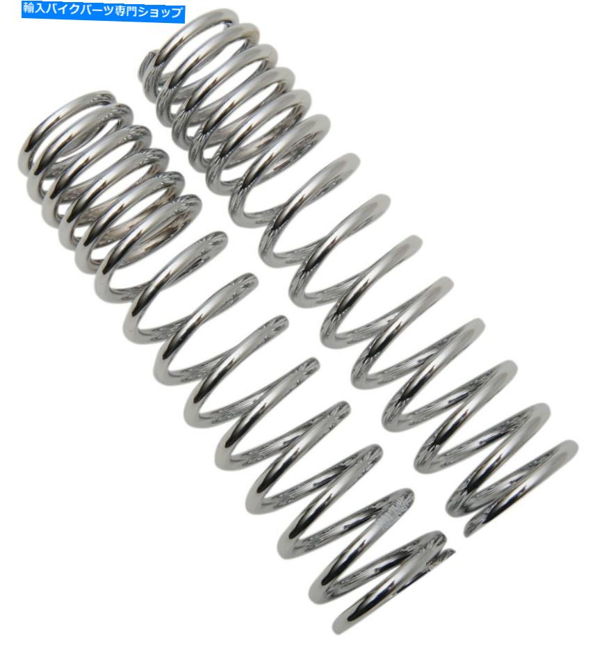 クロームパーツ 12シリーズショックスプリングキットクロム鈴木GN400 1980-1982 12 Series Shock Spring Kit Chrome by Progressive For Suzuki GN400 1980-1982【並行輸入品】
