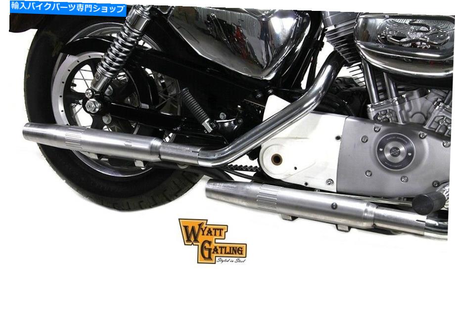 クロームパーツ V-TWIN 30-0821 WyattコトリングスリッサンプラークローズゲームズXLスポーツスタッフスター04-13-オリジナルのタイトルを表示 V-Twin 30-0821 Wyatt ガトリング スリップオン マフラー クローム ハーレー XL スポーツスター 04-13- show origi【並行輸入品】