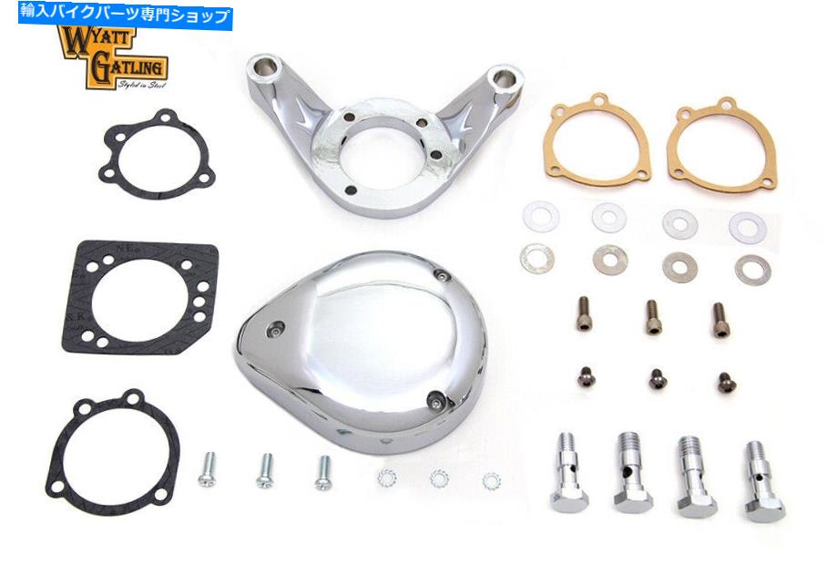 クロームパーツ Chrome Wyatt GatlingエアクリーナアセンブリHarley-Davidsonフィット Chrome Wyatt Gatling Air Cleaner Assembly fits Harley-Davidson【並行輸入品】