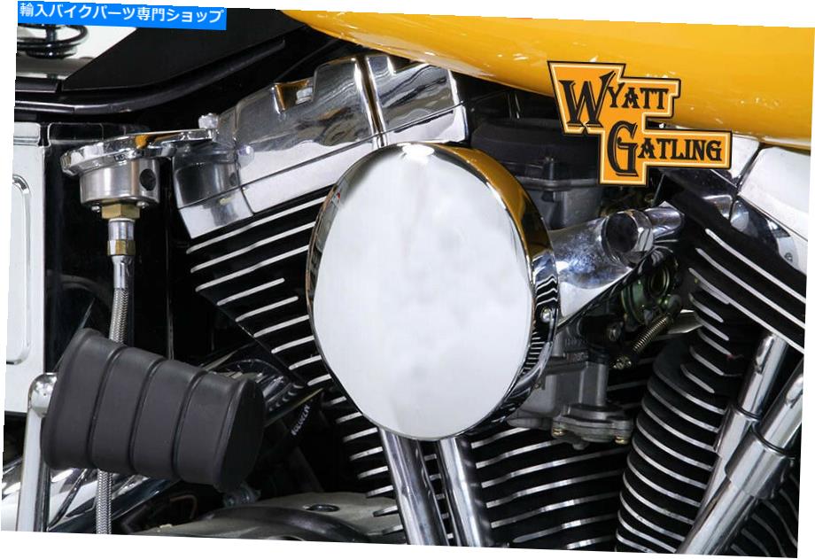 クロームパーツ Chrome Wyatt GatlingエアクリーナアセンブリHarley-Davidsonフィット Chrome Wyatt Gatling Air Cleaner Assembly fits Harley-Davidson【並行輸入品】