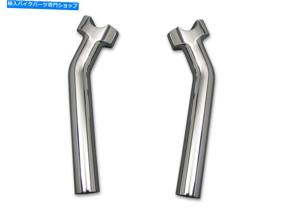 クロームパーツ 9-1 / 2 "プルバックライザーセットクロームフィットハーレーダビッドソン 9-1/2" Pullback Riser Set Chrome fits Harley-Davidson【並行輸入品】|Us Custom Parts Shop USDM
