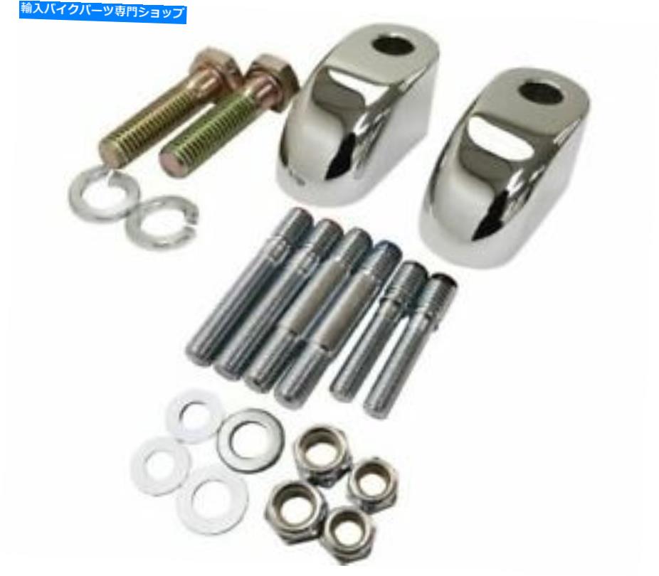 クロームパーツ Baron 1 "ハンドルバー拡張ライザークロム(BA-7416-01) Baron 1" Handlebar Extension Riser Chrome (BA-7416-01)【並行輸入品】|Us Custom Parts Shop USDM