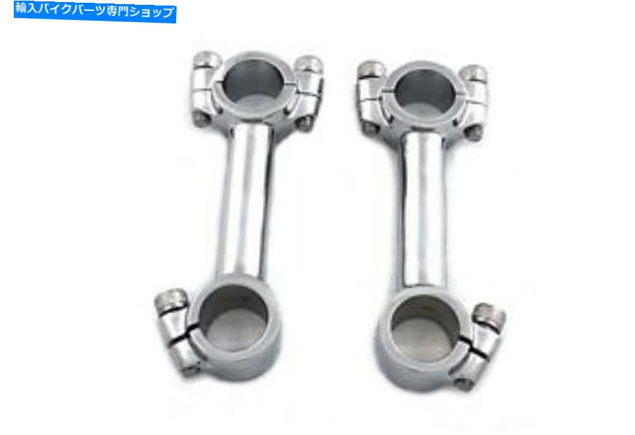 クロームパーツ デラックスドッグボーンライザーセット、4 'クロム DELUXE DOG BONE RISER SET, 4' CHROME【並行輸入品】|Us Custom Parts Shop USDM