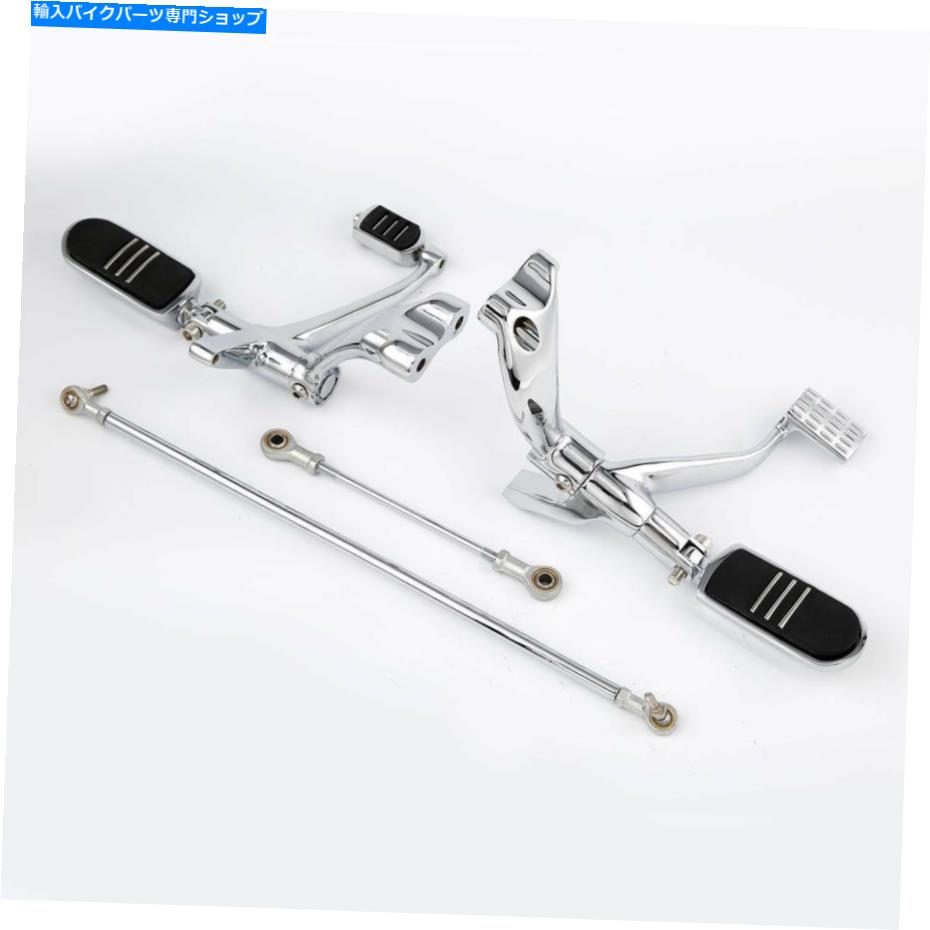 クロームパーツ Harley Sportster 883 1200カスタム04-13クロムのためのフットペグフォワードコントロールキット Foot Pegs Forward Control Kit For Harley Sportster 883 1200 Custom 04-13 Chrome【並行輸入品】|Us Custom Parts Shop USDM