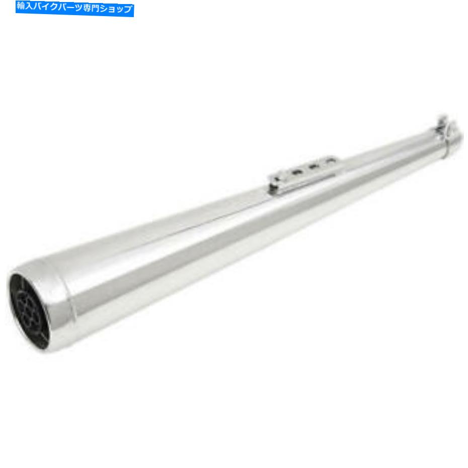 クロームパーツ emgo Dunstallレプリカの広い口のスリップオンマフラークロームユニバーサル Emgo Dunstall Replica Wide Mouth Slip-On Muffler Chrome Universal【並行輸入品】