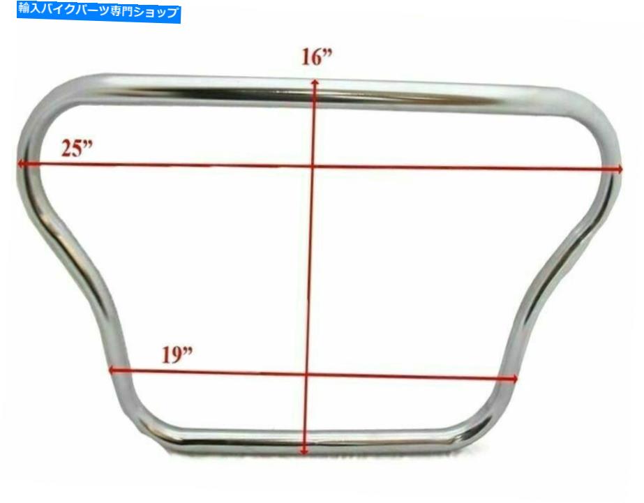 クロームパーツ フィッティングロイヤルエンフィールドソリッドミリタリー付きレッグガードクロームクラッシュバー Leg Guard Chrome Crash Bar With Fitting Royal Enfield Solid Military【並行輸入品】｜Us Custom Parts Shop USDM
