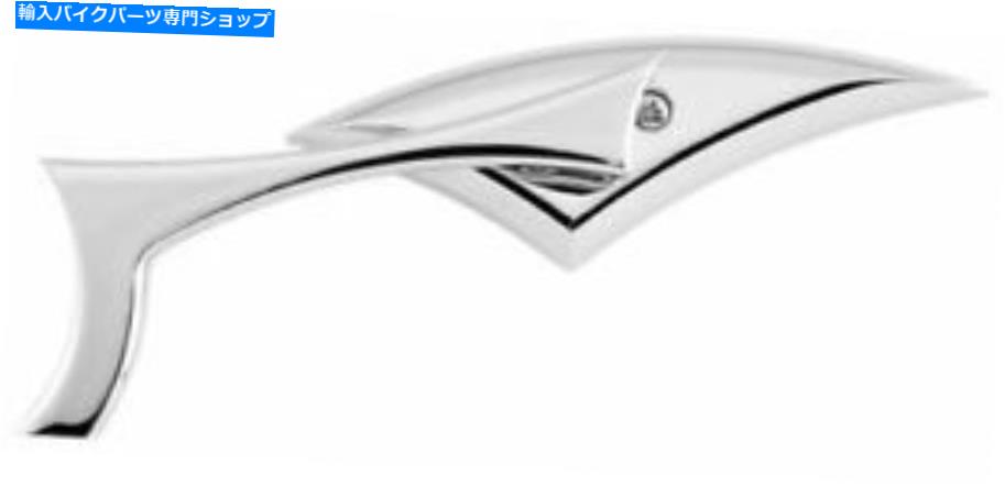 クロームパーツ Bikemaster Sickle Mirrors Chrome Universal AS1L6 Bikemaster Sickle Mirrors Chrome Universal AS1L6【並行輸入品】｜Us Custom Parts Shop USDM
